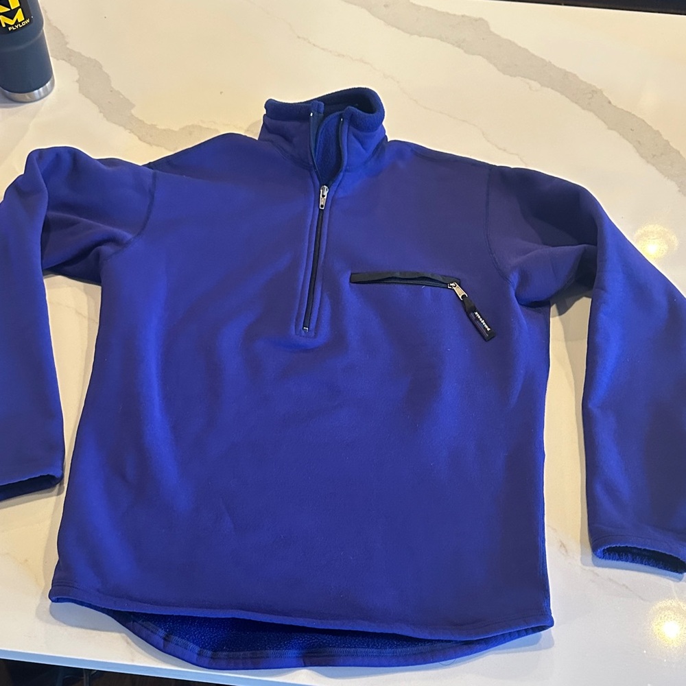 Patagonia Purple Fleece with Zippered Pocket